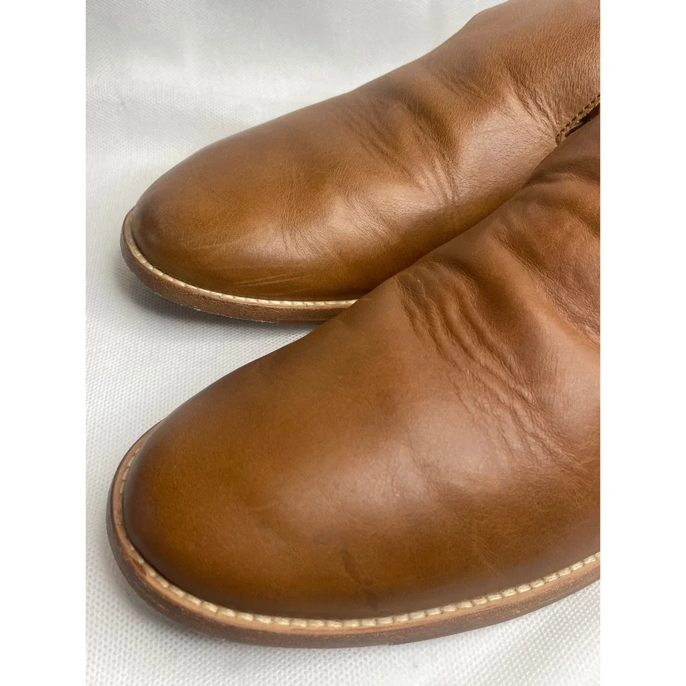 Tecovas The Monterrey Slip-On Leather Loafers Mens Size US 11.5 D Butterscotch